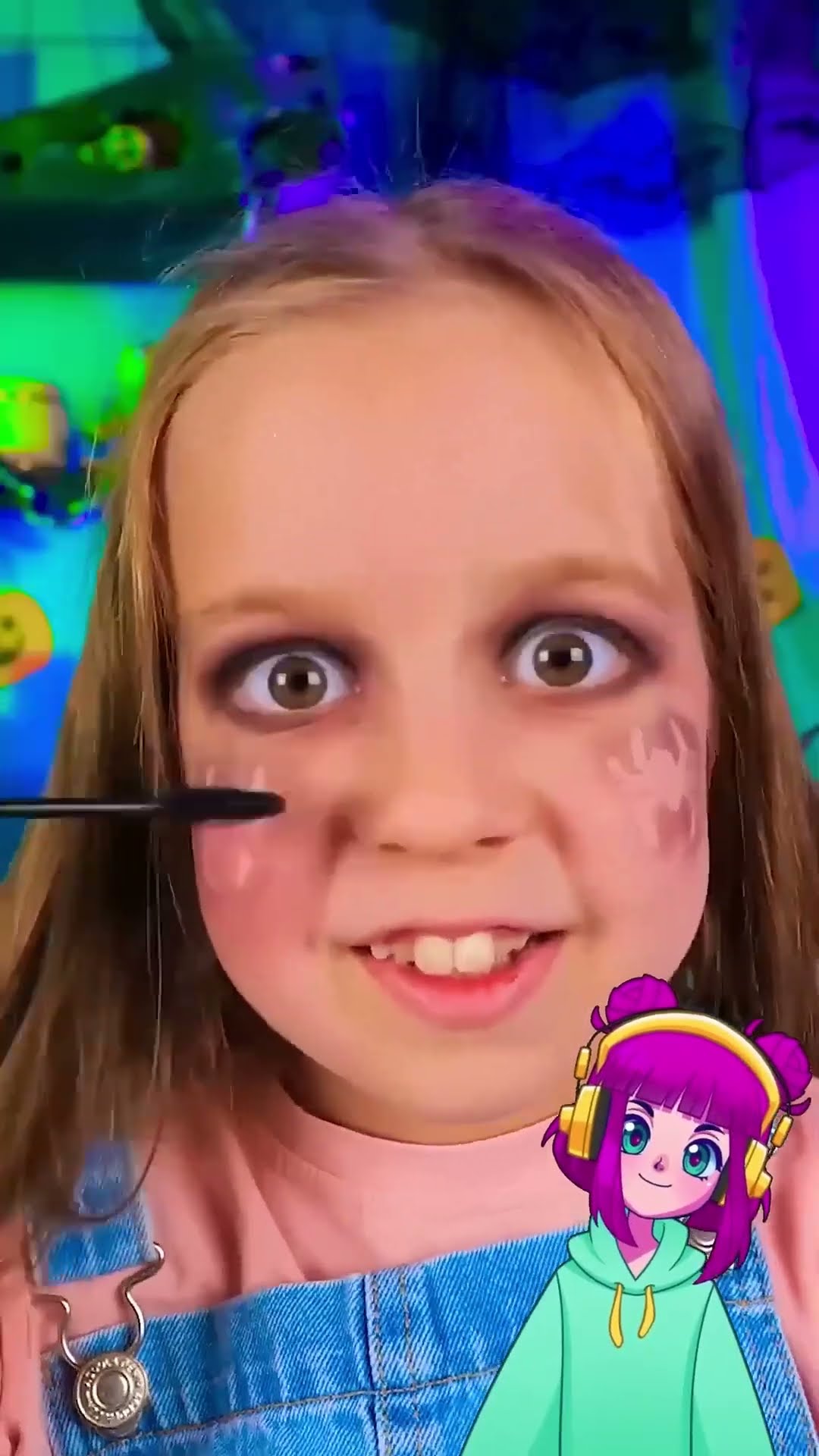 Turning to Wednesday ?✌? Funny MakeUp Tutorial