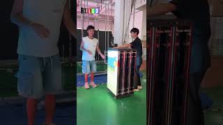 Front Desk Folding Display#screen #leddisplay #ledscreen#led#djled#dj#panel#ledfactory#ledwall