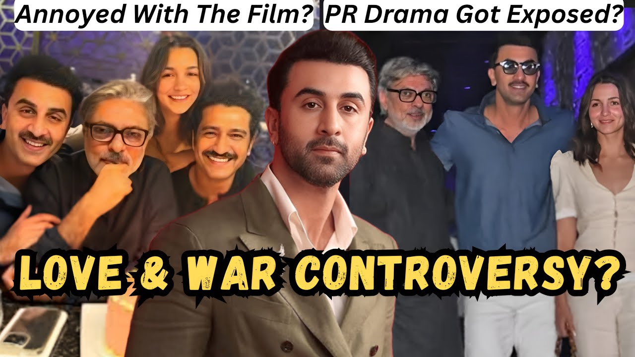 RANBIR KAPOOR LEFT LOVE AND WAR MOVIE: ALIA BHATT AND VICKY KAUSHAL'S FALLOUT OR PR STRATEGY?