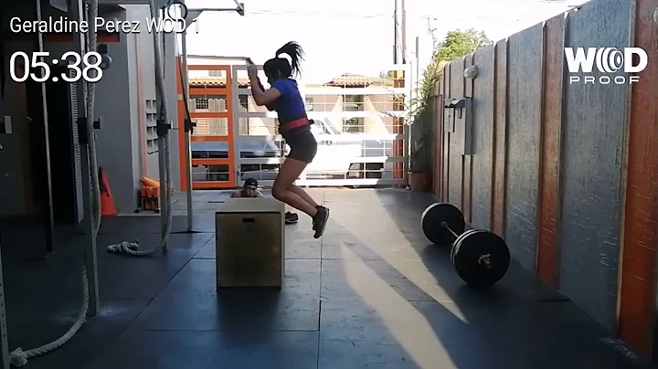 Geraldine Perez FItgames Teams 2020 Wod 1