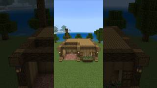 Oak House Build | In Minecraft Tutorial Timelapse #minecraft #shorts #asmr