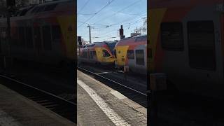 HLB RE 98 nach Kassel Hbf und HLB RE 99 nach Siegen Hbf in Frankfurt Galluswarte #shorts #hlb #züge