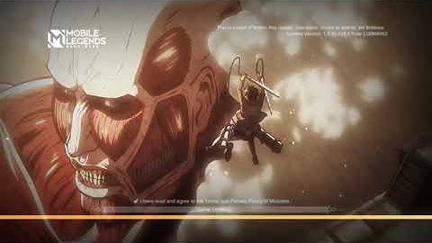 mobile legend loading screen shingeki no kyojin opening 1