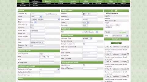 Modify Billing Address in Utilibill