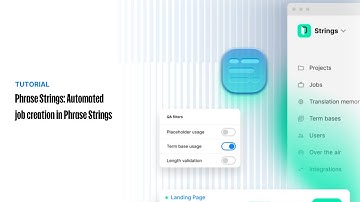 Automated job creation in Phrase Strings