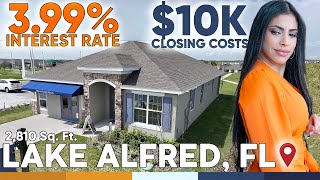 $10K Closing Costs & Starting at 3.99% Interest Rate. New #Home in Lake Alfred #florida