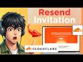 How to Resend a Member Invitation in Cloudflare (Tested)