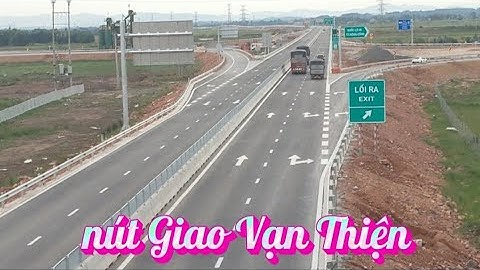 Cao Tốc .Nút Giao Vạn Thiện ,Cầu vượt kết nối QL45 với Lối vào ra phía Đông.xong trong tháng 9.