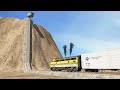 Trains vs hill climb  beamngdrive