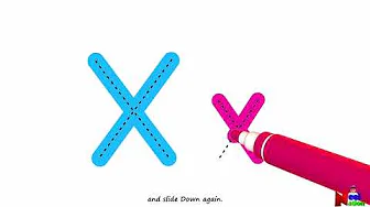 Writing the letter X | Alphabet writing | Writing letter for Kids | Learn writing in 10 Seconds !!!!