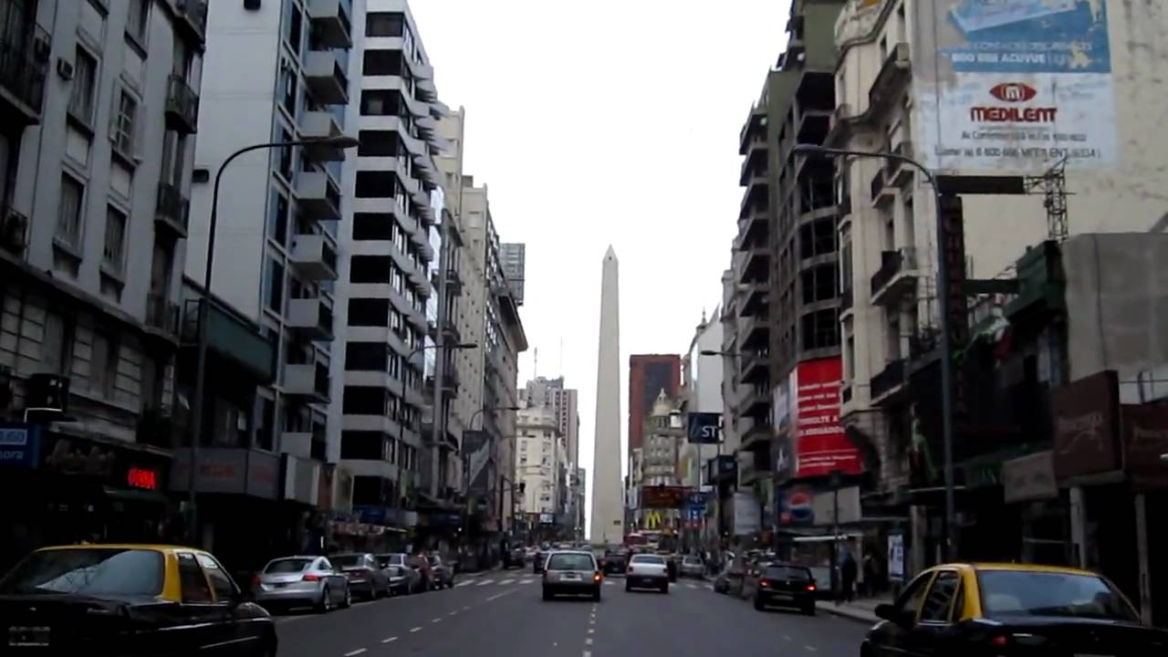 Argentina, Buenos Aires streetview - YouTube