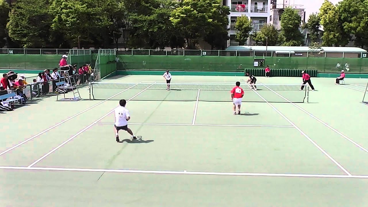 2014/4/27 アジア大会 予選会 男子 代表決定戦 篠原・小林 対 増田・柴田