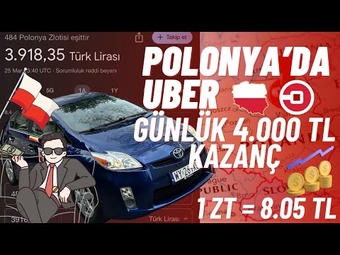 Polonya'da 2024 UBER Macerası Bir Günde  4.000 TL Kazanmak (Vlog Tadında Detaylı Bilgilendirme)