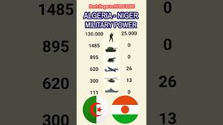 ALGERIA vs NIGER: Military Power 2026! 🇩🇿⚔️🇳🇪 #army #military #geopolitics #shorts