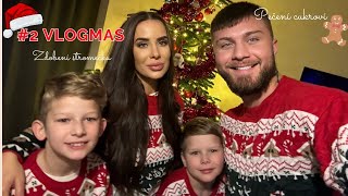 VLOGMAS #2 zdobení stromečku, pečení cukroví 🎄🎁