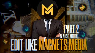 How to Edit like Magnets Media in Alight Motion | Part 2