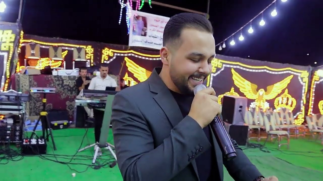 افراح آل البدور حفل العريس الدكتور احمد يحيي الحفل الفنان غسان حمود و الفرقه الموسيقيه 