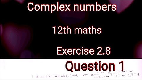 12th maths exercise 2.8 question 1