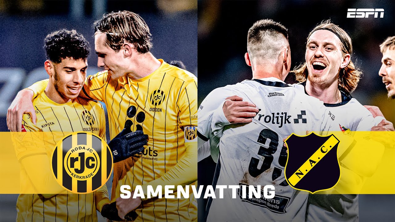 🔥⚔️ HEERLIJKE KRAKER met VIER GOALS en RODE KAART 🟥 | Samenvatting Roda JC - NAC Breda
