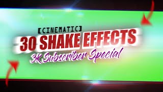 Wiggle / Shake Cinematic Letterbox Green Screen Effect (30 Effects In 4K / 3K Subscriber Special)