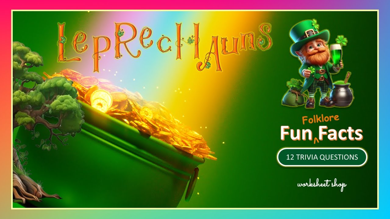 🍀 St. Patrick's Day Trivia Quiz! Fun Facts About Leprechaun for Kids
