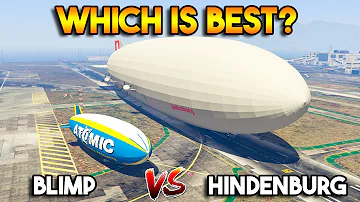 GTA 5 BLIMP VS REAL HINDENBURG AIRSHIP (WHICH IS BEST?)