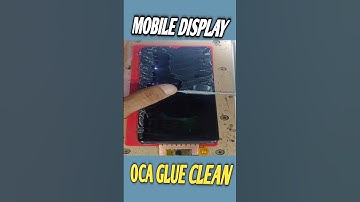 MOBILE DISPLAY OCA GLUE CLEAN #shorts #ytshorts #combofixing #repair #tech #reels