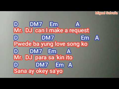 MR. DJ - SHARON CUNETA with lyrics and chords