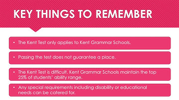 Kent Test - FAQ How to Register - How to Pass 11+