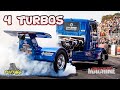 BULLET BURNOUT TRUCK || 2 SUPERCHARGERS, 4 TURBOS & LOTS OF BOOST!!