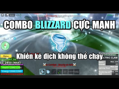 blizzard combo with e claw