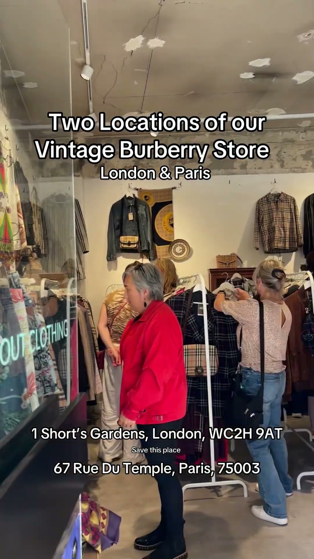 burberry vintage paris