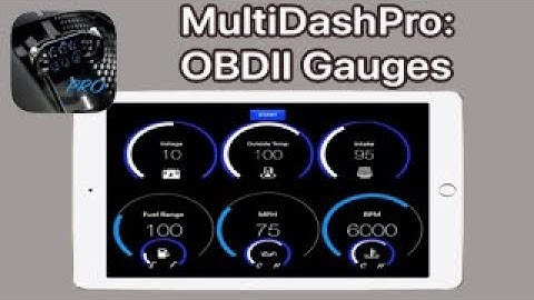 Best OBDII Digital Dashboard App for under $10 on the iPad Platform (iOS)