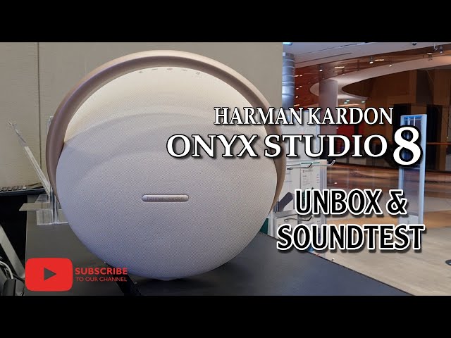 & First YouTube Harman test Sound 8 look Onyx - Studio Kardon -