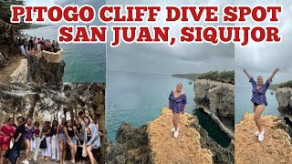 PITOGO CLIFF DIVE SPOT, SAN JUAN, SIQUIJOR: ALAMIN MAGKANO AND ENTRANCE FEE #travel #siquijorisland