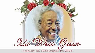 Celebration of Life Ida Wes Green