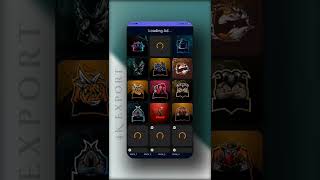 1 minutes tutorial | How to make a gaming logo on mobile phone #gaminglogomaker #logodesign #shorts screenshot 3