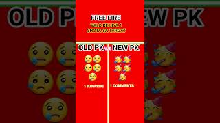 old pk.     vs.      new pk #freefire #max #viral