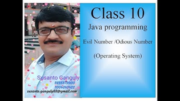 JAVA Programming | Evil number/Odious Number