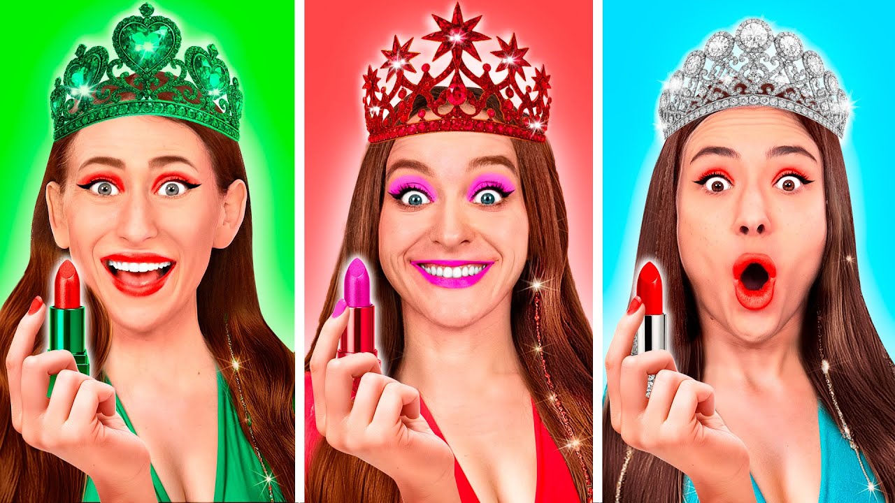 Девушка Рубин, Бриллиант и Изумруд в Школе