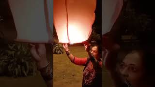 Diwali Status Sky Lantern