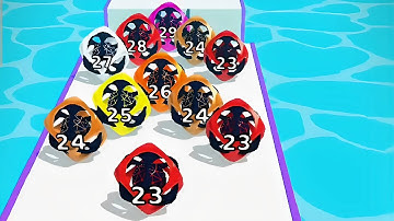 Marble Run 3D Game Color Ball Race Gameplay Android, iOS  Level (255- 265)