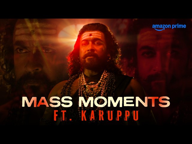Iconic Mass Moments Of Karuppu 🔥 |  Suriya, RJ Balaji, Trisha Krishnan | Prime Video India