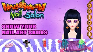 Halloween Nail Salon || How to Paint your nails in salon! || Easy Halloween Nail Designs For Girls screenshot 5