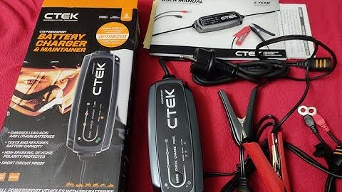 CTEK CT5 Powersport battery charger unboxing