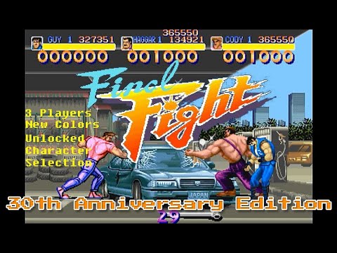 Final Fight 30th Anniversary Edition 3 Jogadores Zerando com uma ficha ...
