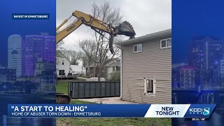 Emmetsburg home tied to child sex abuse case demolished