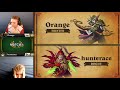Orange vs Hunterace - Hearthstone Grandmasters Europe - Week 1 Day 3