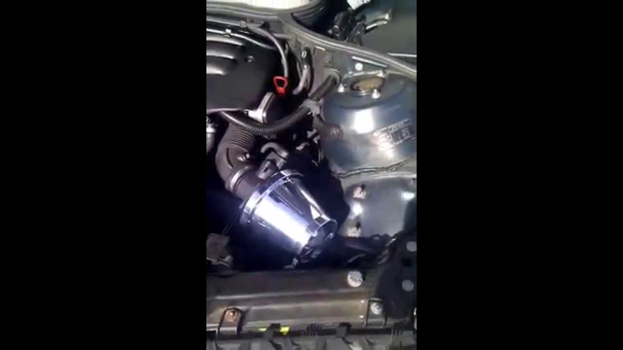E46 BMW 3 series air filter KNN K&N performance YouTube