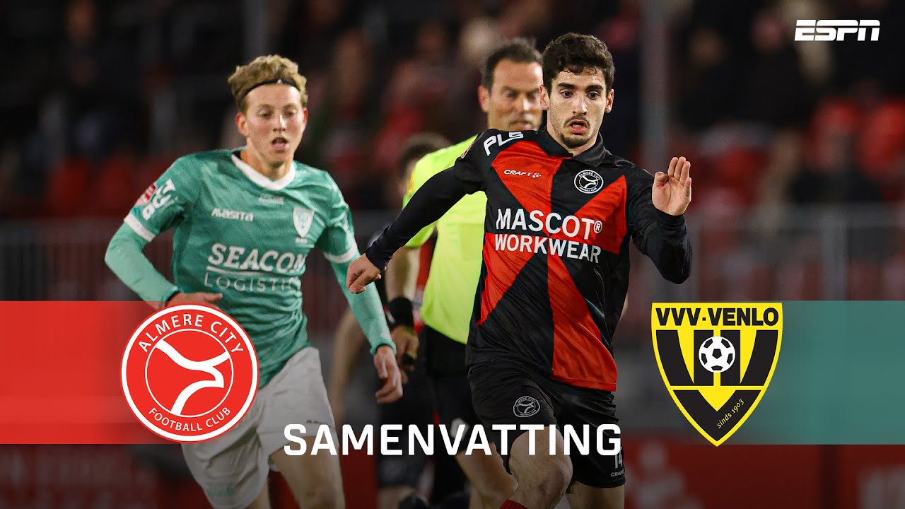 💫 Kees de Boer met 'BERGKAMPIAANS' doelpunt 🔥 | Samenvatting Almere City - VVV-Venlo